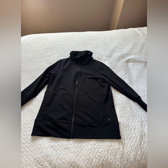 Hyba Jackets & Blazers - HYBA Black Full-Zip Jacket